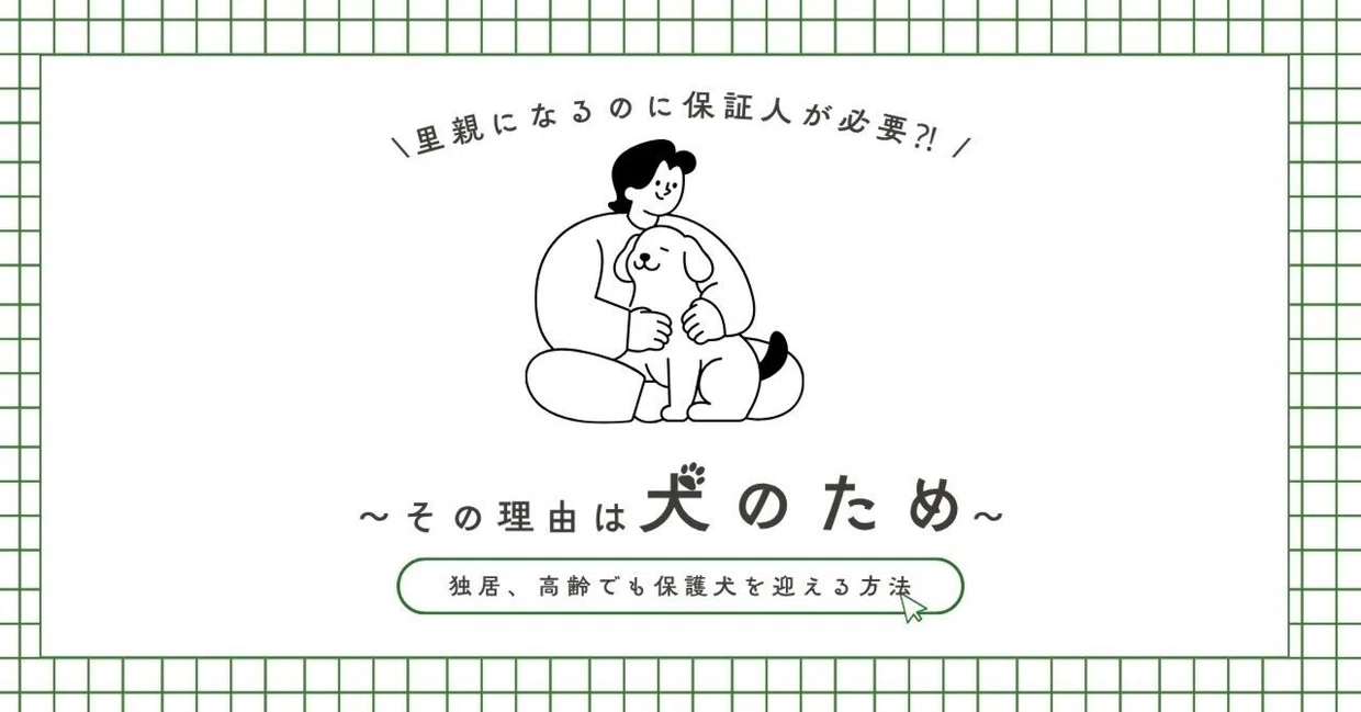 里親になるのに保証人が必要⁈　その理由は「犬のため」の画像1
